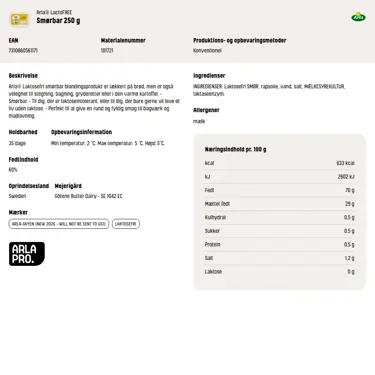 Download produktinformation