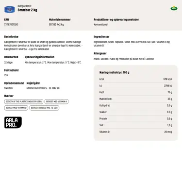 Download produktinformation