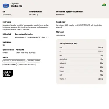Download produktinformation