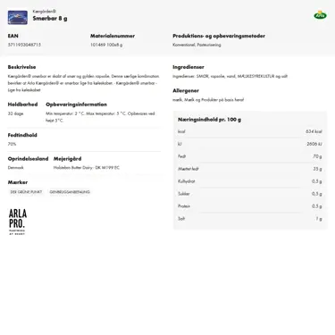 Download produktinformation