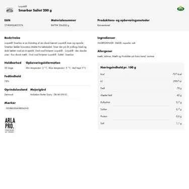 Download produktinformation