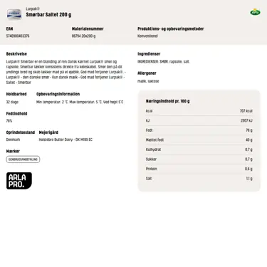 Download produktinformation