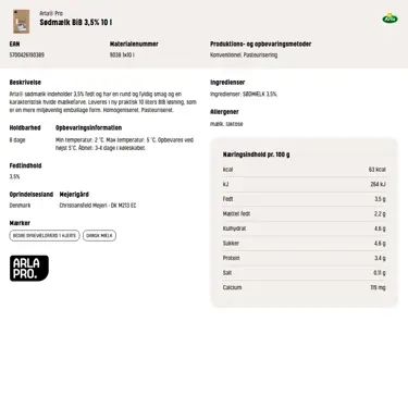 Download produktinformation