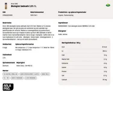Download produktinformation