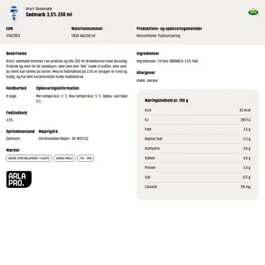 Download produktinformation