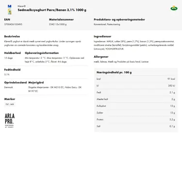 Download produktinformation