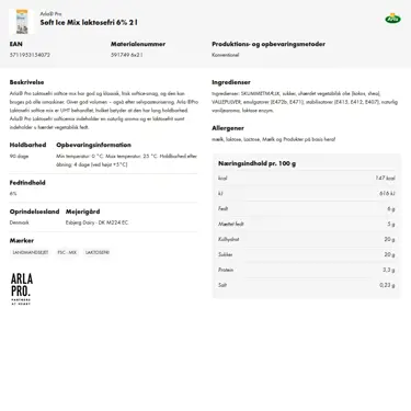 Download produktinformation