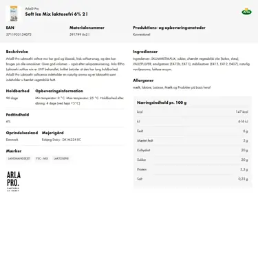 Download produktinformation