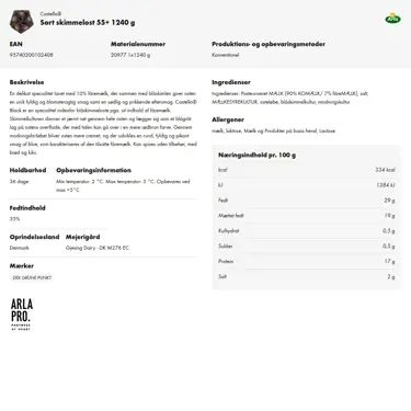 Download produktinformation