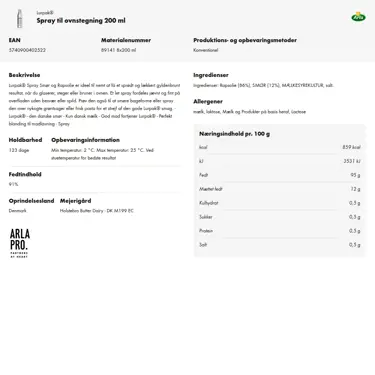 Download produktinformation