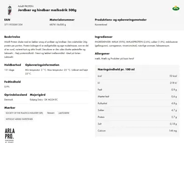 Download produktinformation