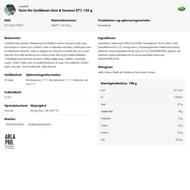 Download produktinformation