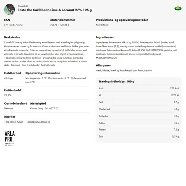 Download produktinformation