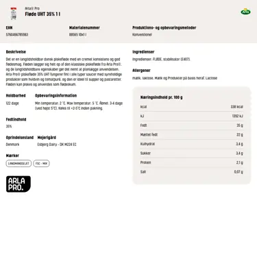Download produktinformation