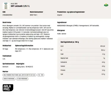 Download produktinformation