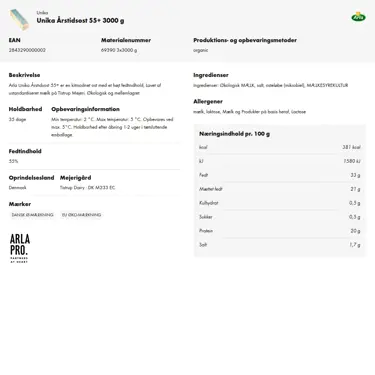 Download produktinformation