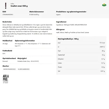 Download produktinformation