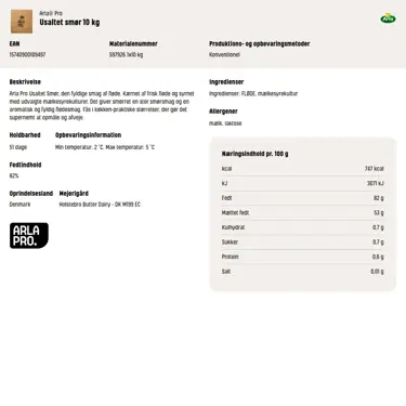 Download produktinformation