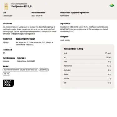 Download produktinformation