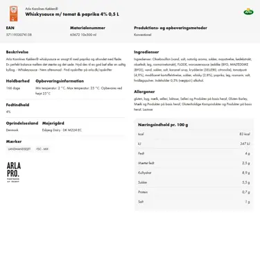 Download produktinformation