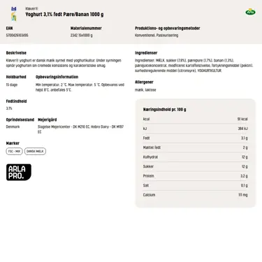 Download produktinformation