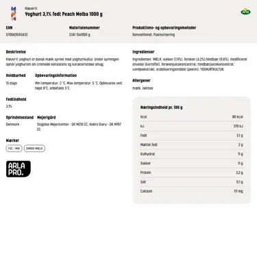 Download produktinformation