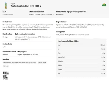 Download produktinformation