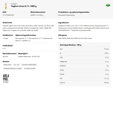 Download produktinformation