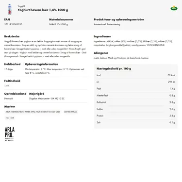 Download produktinformation