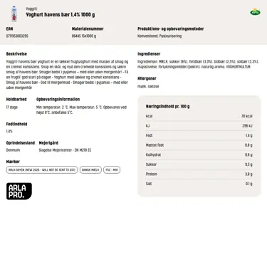 Download produktinformation