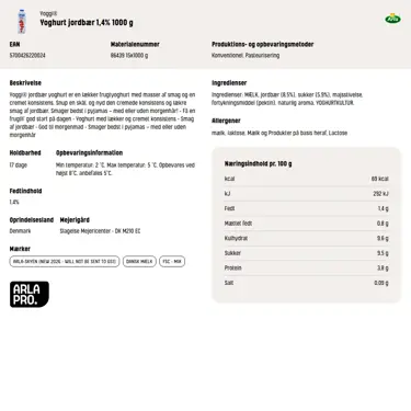 Download produktinformation