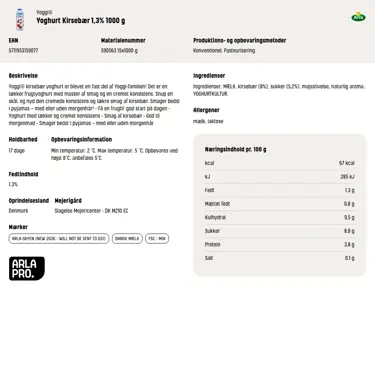 Download produktinformation
