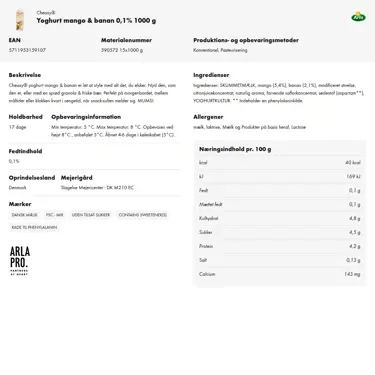 Download produktinformation