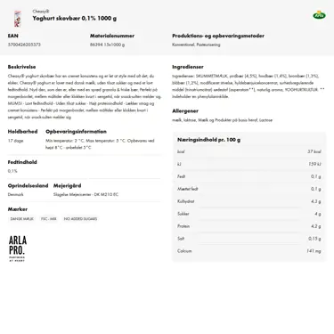 Download produktinformation