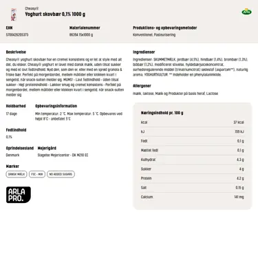Download produktinformation