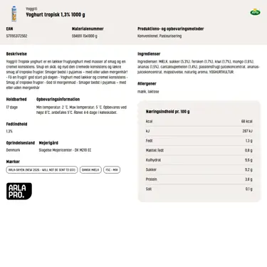 Download produktinformation