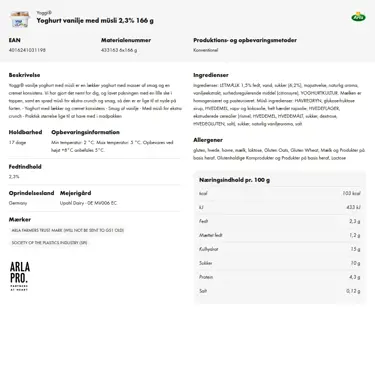 Download produktinformation