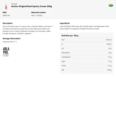 Download product information