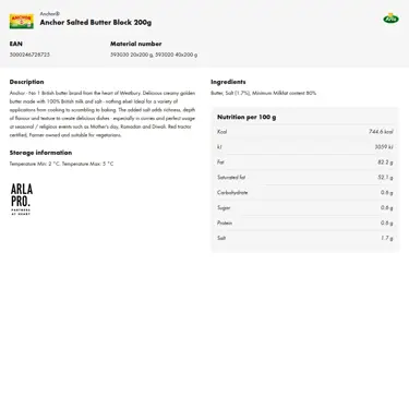 Download product information