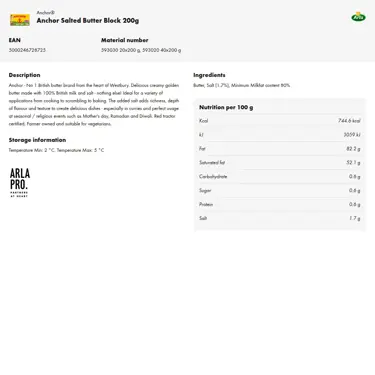 Download product information