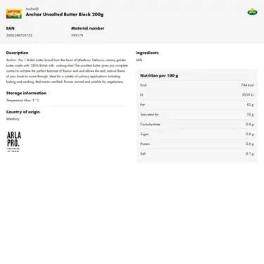 Download product information