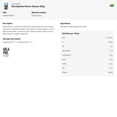 Download product information