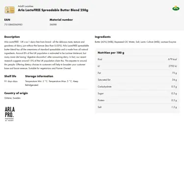Download product information