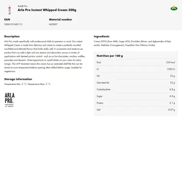 Download product information
