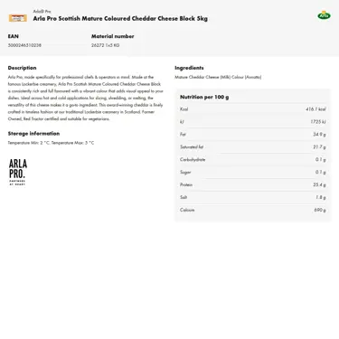 Download product information