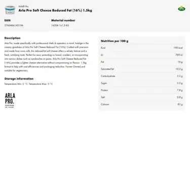Download product information