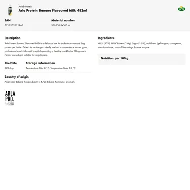 Download product information