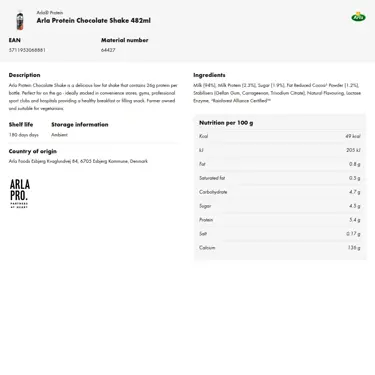 Download product information