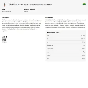 Download product information