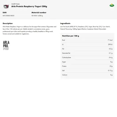 Download product information